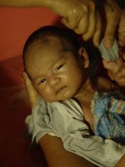 He is my nephew,he is very angry!