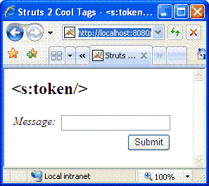正常顯示的token.jsp頁(yè)面